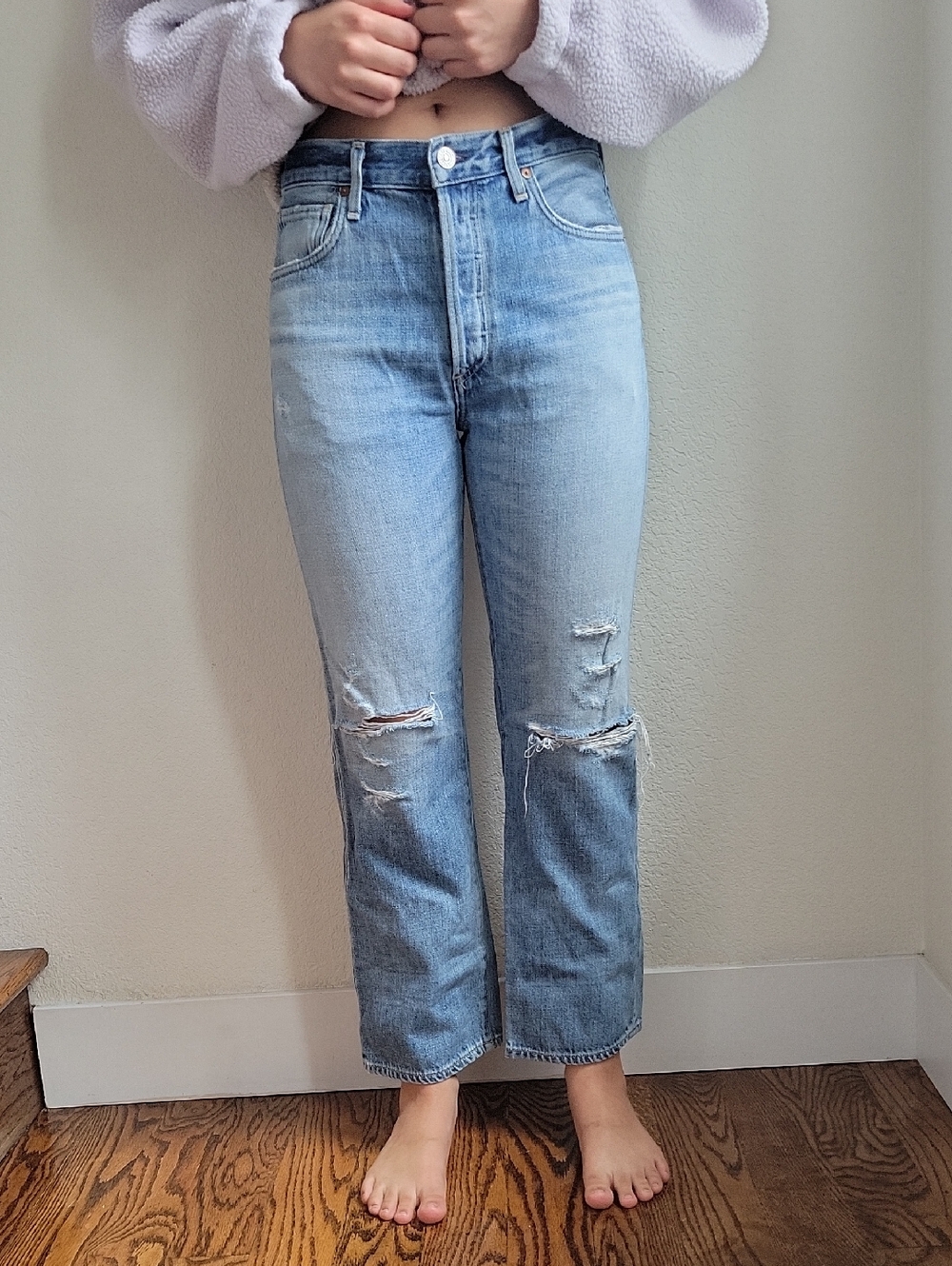 CoH Distressed High-Rise Jeans